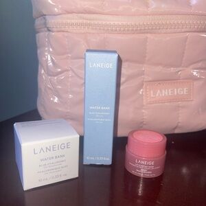 LANEIGE Water Bank Set with Pink and Blue Packaging